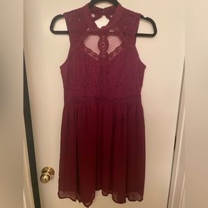 Maroon dress